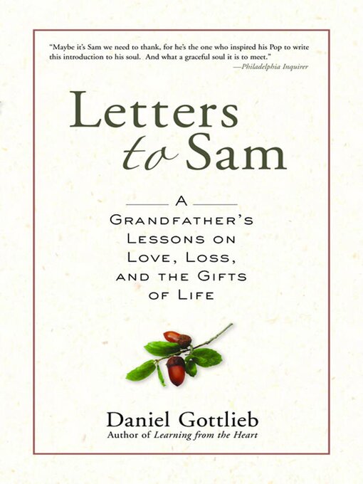 Title details for Letters to Sam by Dr. Dan Gottlieb - Available